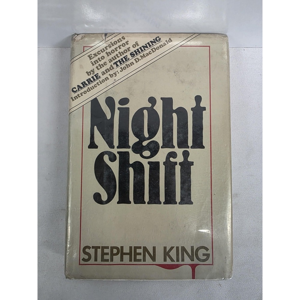 Stephen King Night Shift 1978 Doubleday Hardcover DJ Ex-Library Horror Stories